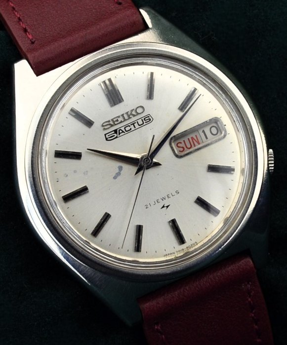 Seiko - 5 Actus Weekdater - Ingen mindstepris - 7019-8010 - Mænd - 1960-1969