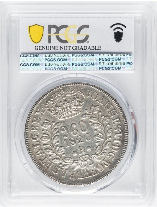 Brasilien (Kolonial), Portugal. D. João VI (1816-1826). 960 Reis 1820 Río de Janeiro R - PCGS AU Details