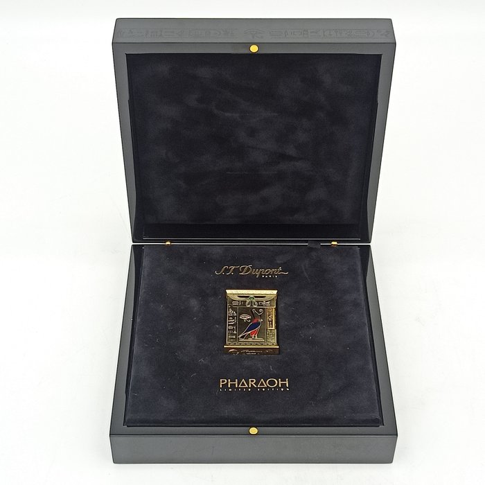 ST Dupont - Pharaoh - Lighter - Forgyldt kinesisk lak