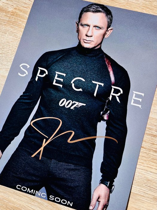 James Bond 007: Spectre - Signed by Daniel Craig