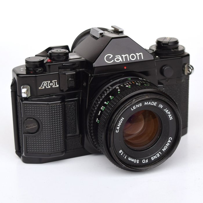 Canon A-1  zwarte uitvoering Reflekskamera med enkelt linse (SLR)