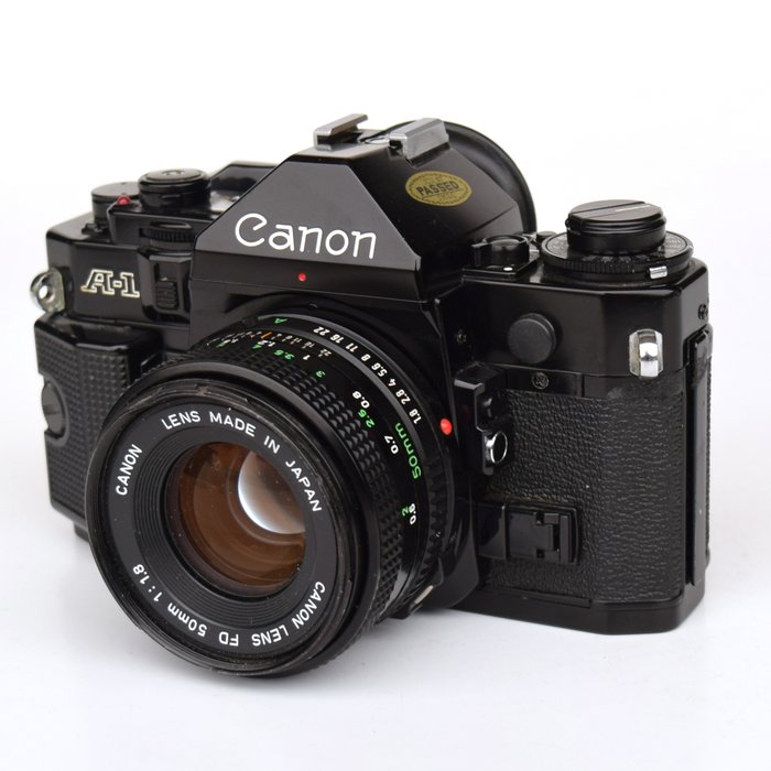 Canon A-1  zwarte uitvoering Reflekskamera med enkelt linse (SLR)