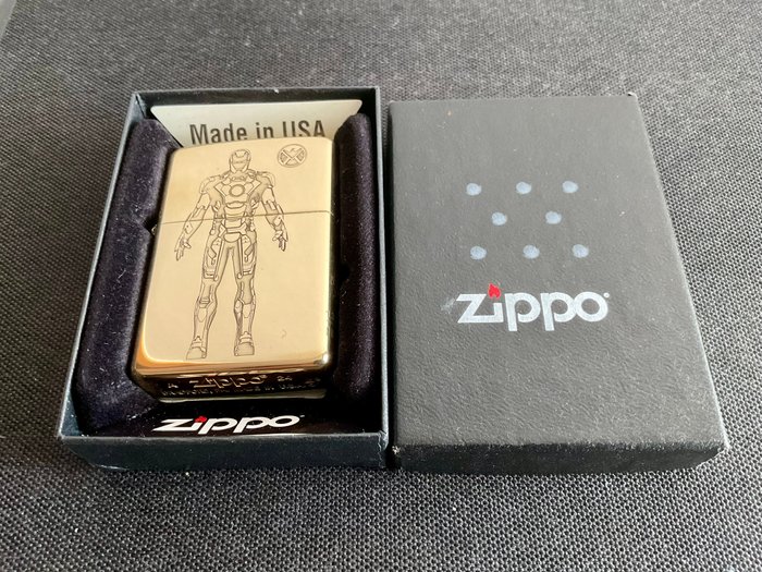 Zippo - Iron Man - Lommelighter - messing