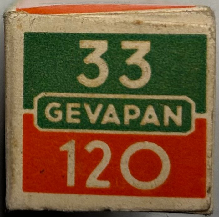 Gevaert Gevapan 33 (safety film) - 1958 - Ubrugt film