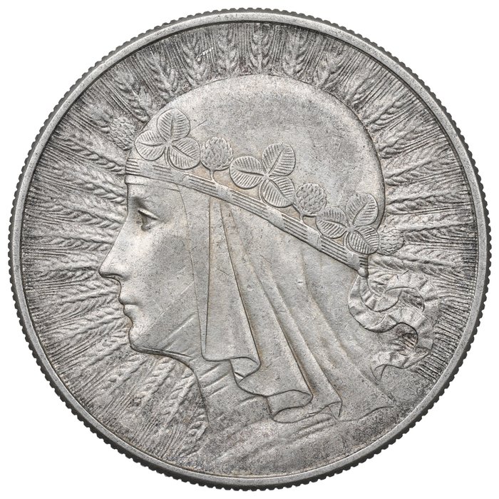 Polen. 10 zlotych, Women's Head 1932  (Ingen mindstepris)