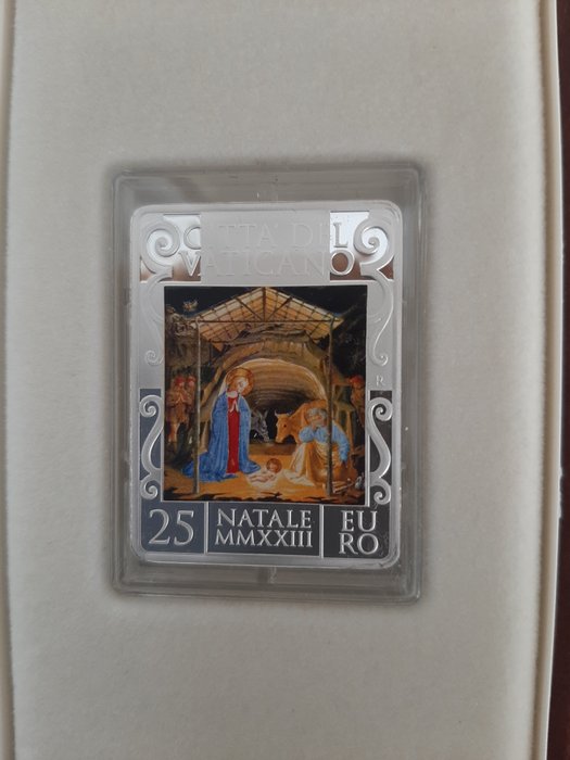 Vatikanstaten. 25 Euro 2023 "Santo Natale" Proof