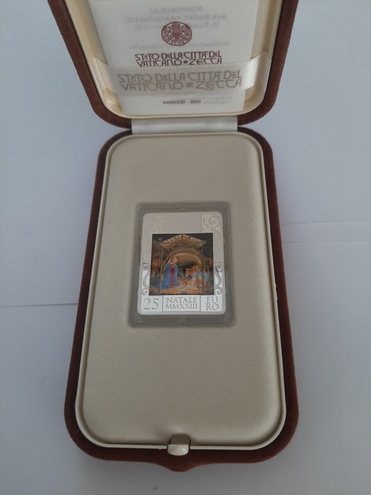 Vatikanstaten. 25 Euro 2023 "Santo Natale" Proof