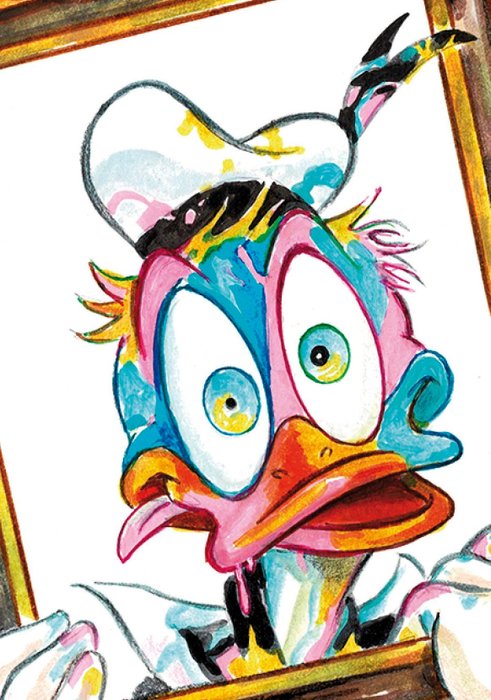 Tony Fernandez - Tony Fernandez - Donald Duck Self Portrait - A.P. Signed Giclée