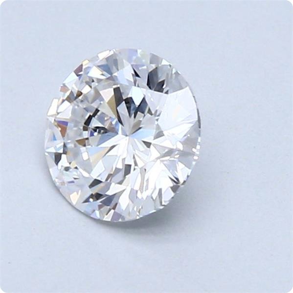 1 pcs Diamant  (Natur)  - 0.71 ct - Rund - D (farveløs) - VVS1 - Gemological Institute of America (GIA)