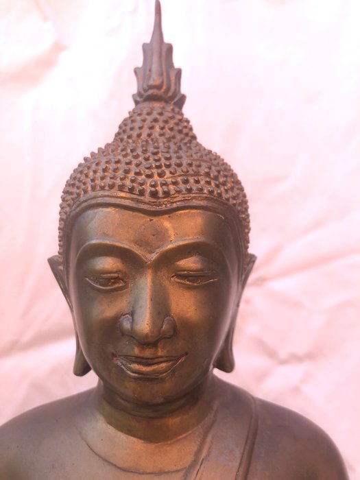 Grote Boeddha 38 cm - Statue - Thailand  (Ingen mindstepris)