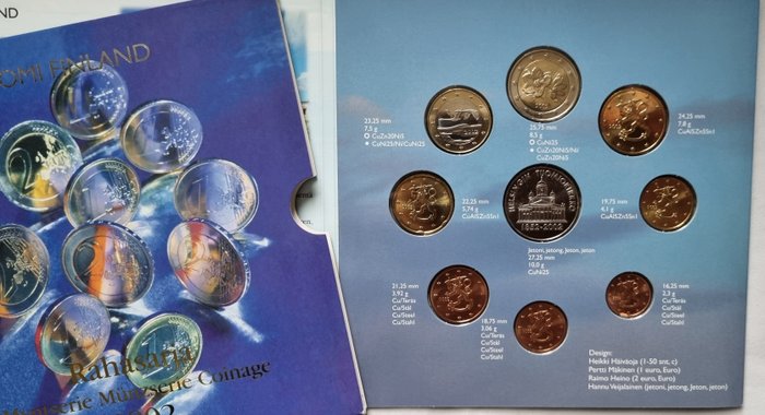 Finland Year Set (FDC) 2000/2018 (totaal 6 sets)  (Ingen mindstepris)