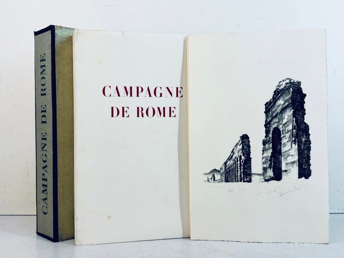 Chateaubriand /  Camille-Paul Josso / Tartas / Yves Gandon - Campagne de Rome Introduction de Yves Gandon 17 burins originaux [1/200 avec suite] - 1952