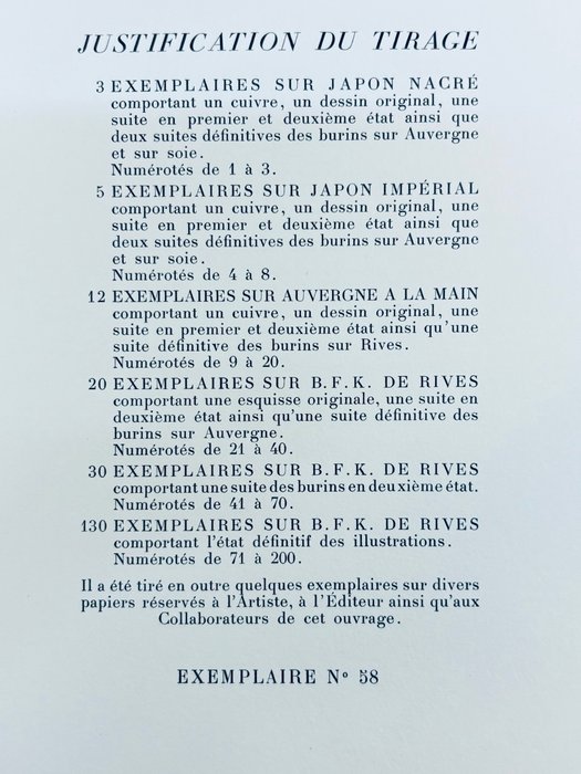 Chateaubriand /  Camille-Paul Josso / Tartas / Yves Gandon - Campagne de Rome Introduction de Yves Gandon 17 burins originaux [1/200 avec suite] - 1952