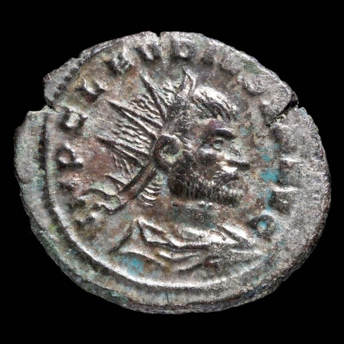 Romarriket Claudius Gothicus (AD 268-270) Antoninianus SPES PVBLICA  (Ingen mindstepris)