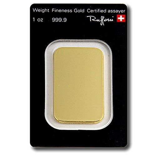 1 Troy Ounce - Guld 999 - Argor Heraeus - Forseglet