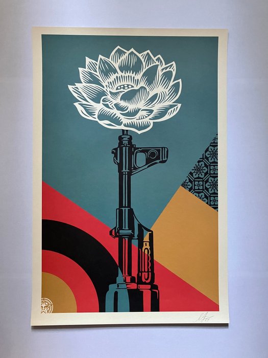 Shepard Fairey (OBEY) (1970) - War By Numbers + AK-47 Lotus Bonus