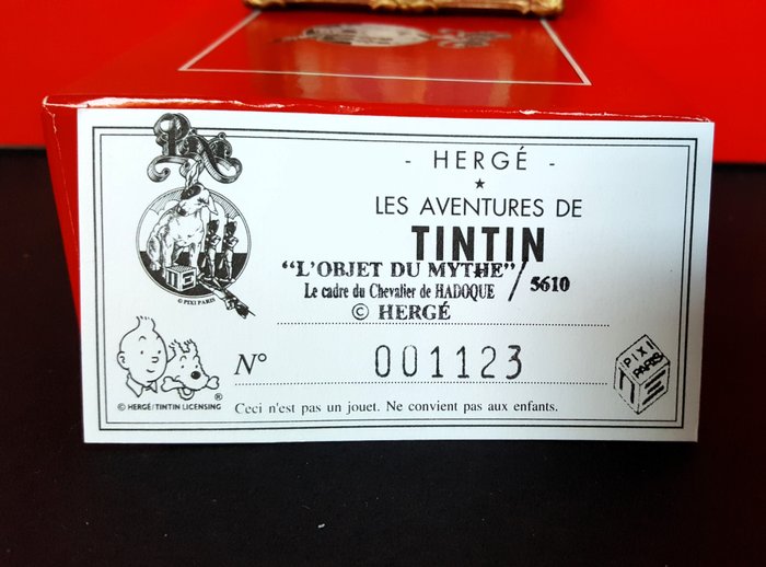 Pixi - Tintin - Le Cadre du Chevalier de Hadoque - Objet du mythe - Réf. 5610 - Le Secret de la Licorne - 1995