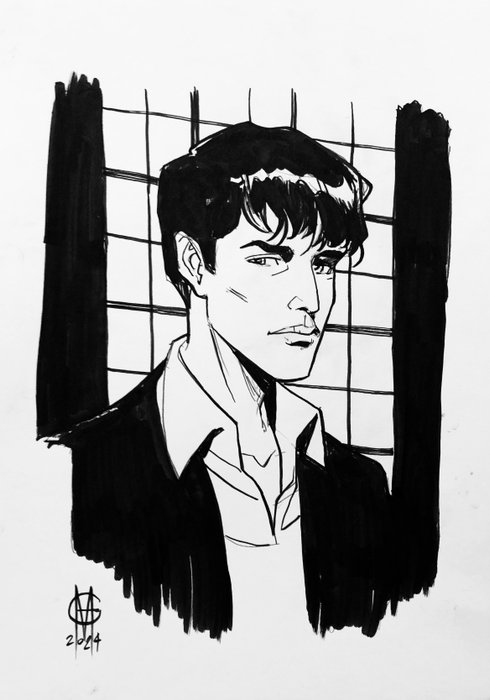 Matteoni, Giuseppe - 1 Original drawing - Dylan Dog