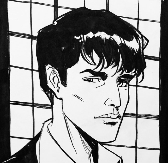 Matteoni, Giuseppe - 1 Original drawing - Dylan Dog