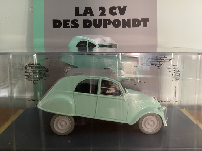 samling "voitures Tintin 1:24ème" La 2 CV des Dupondt-N°8 - moulinsart/Hachette - 2019