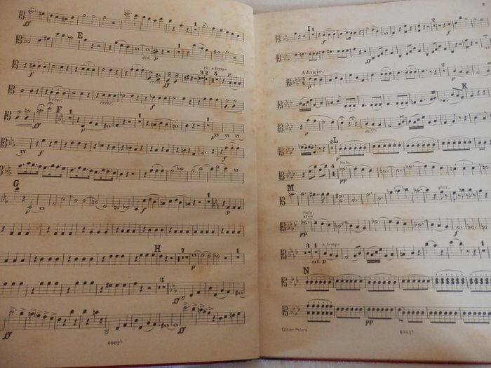 C.F Peters, Liebzig - 6x Classical Sheet Music Book: Beethoven, Mozart, Haydn - 1815