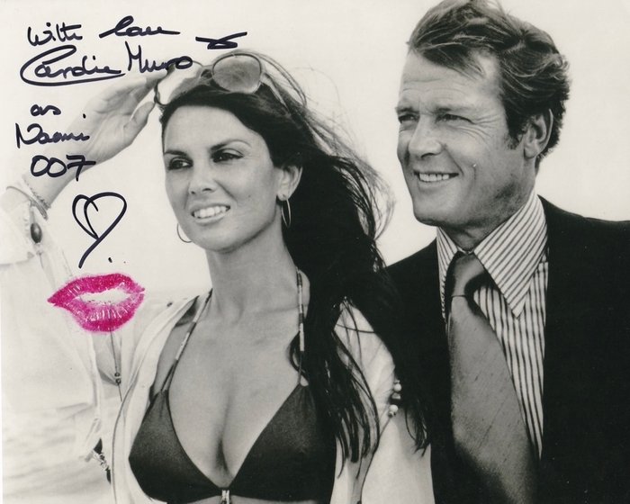 James Bond 007: The Spy Who Loved Me - Signed and Kissed by Caroline Munro (Naomi)