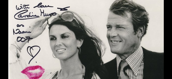 James Bond 007: The Spy Who Loved Me - Signed and Kissed by Caroline Munro (Naomi)