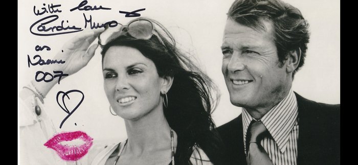 James Bond 007: The Spy Who Loved Me - Signed and Kissed by Caroline Munro (Naomi)