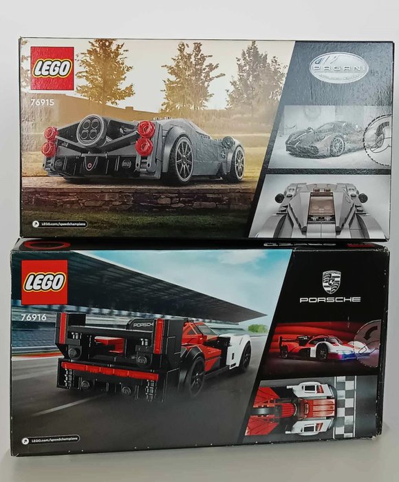 Lego - Speed Champions - 76916 76915 - NEW - MISB - SUPER ZESTAW -  LEGO Speed Champions - Pagani Utopia + Porsche 963 - Super car