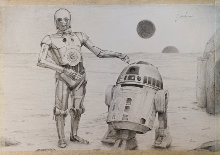 Gfraga.art - C3PO  R2D2