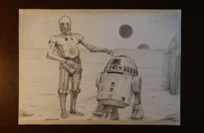 Gfraga.art - C3PO  R2D2