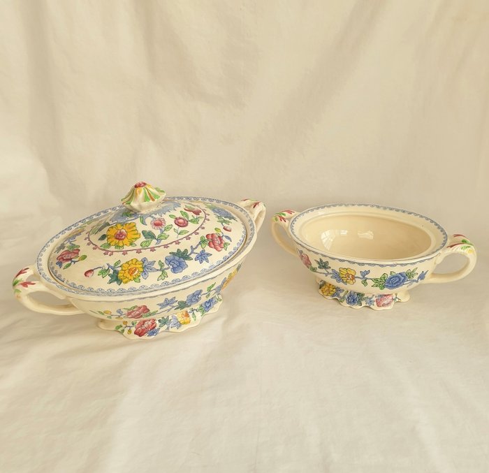 Masons Ironstone - Terrin (2) - 4475 - Knogleporcelæn - Regency