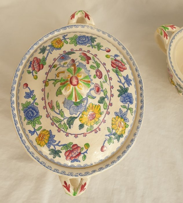 Masons Ironstone - Terrin (2) - 4475 - Knogleporcelæn - Regency