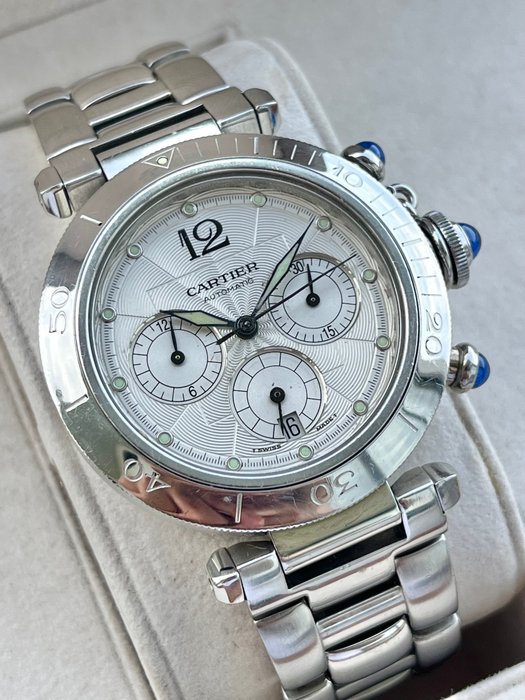 Cartier - Pasha Chronograph Automatic - Ref 2113 - Unisex - 2000-2010