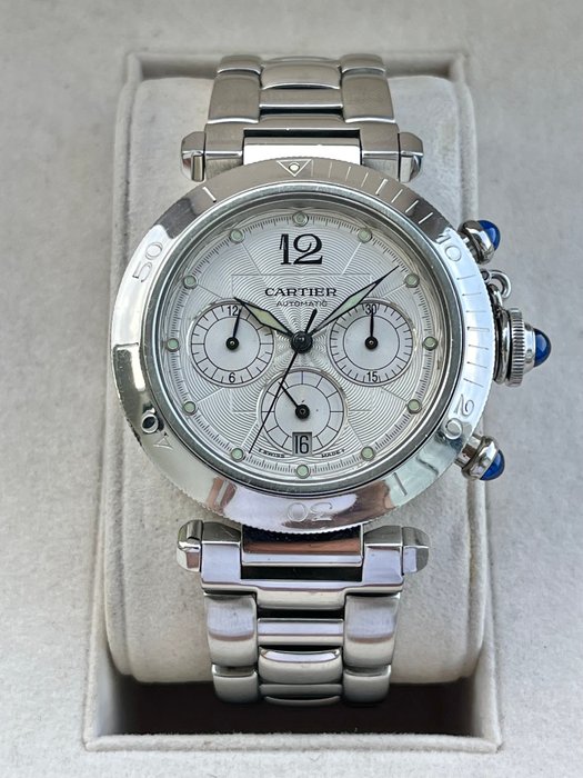 Cartier - Pasha Chronograph Automatic - Ref 2113 - Unisex - 2000-2010