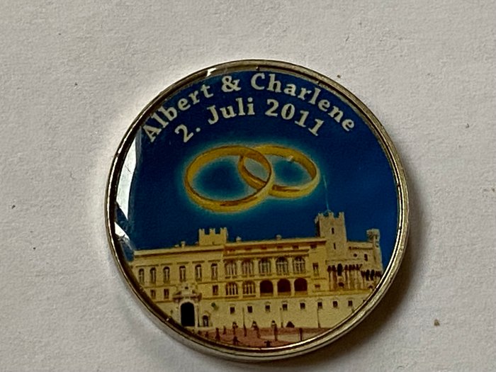 Monaco. Probe Token 2007/2011 "Grace Kelly" + "Mariage" (2 token)  (Ingen mindstepris)