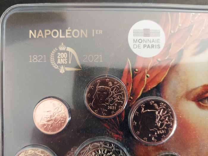 Frankrig. Year Set (BU) 2021 "Napoléon Ier"  (Ingen mindstepris)