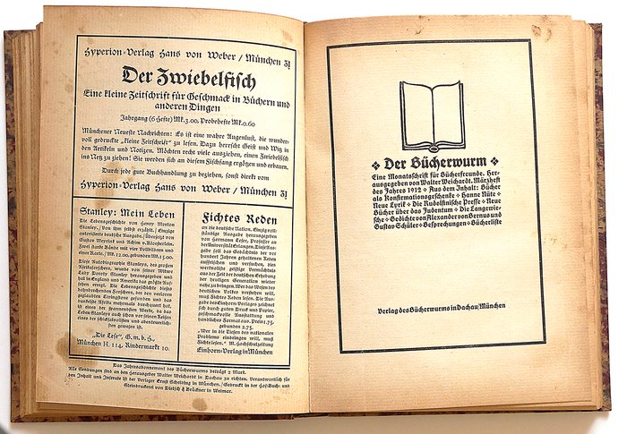 Der Bücherwurm - Der Bücherwurm - 1911-1913