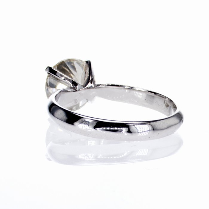 Ingen mindstepris - Forlovelsesring - 14 karat Hvidguld -  3.06ct. tw. Diamant (Natur)