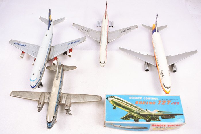 Lufthansa L-8562 Airbus A320 Intercontinantal KLM Flying Dutchman Boeing 727 38x33 cm - Modelfly  (5) - Fremstillet i Tyskland Japan