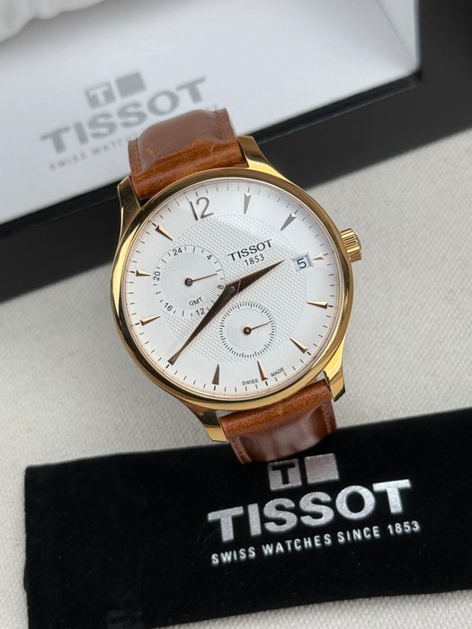 Tissot - Tradition GMT Date - Ingen mindstepris - T0636393603700 - Mænd - 2011-nu