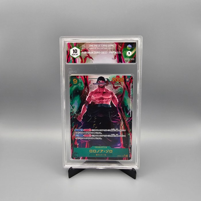 Roronoa Zoro [Alternate Art] OP06-118 SEC Graded card - Graad 10