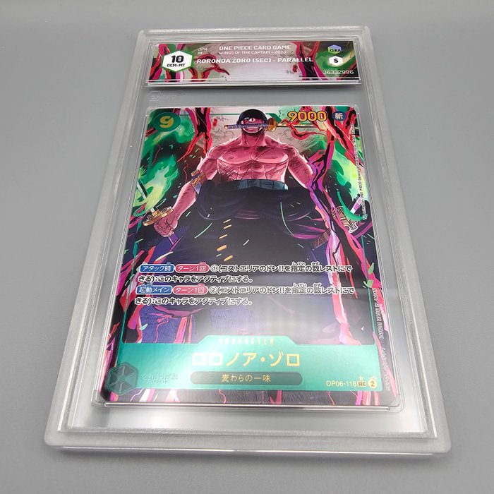 Roronoa Zoro [Alternate Art] OP06-118 SEC Graded card - Graad 10