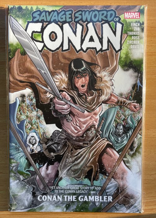 Conan the Barbarian - Collection of 6x Conan Marvel TPB’s + Conan : the Frazetta cover series #3 - 7 Comic - 2009/2022