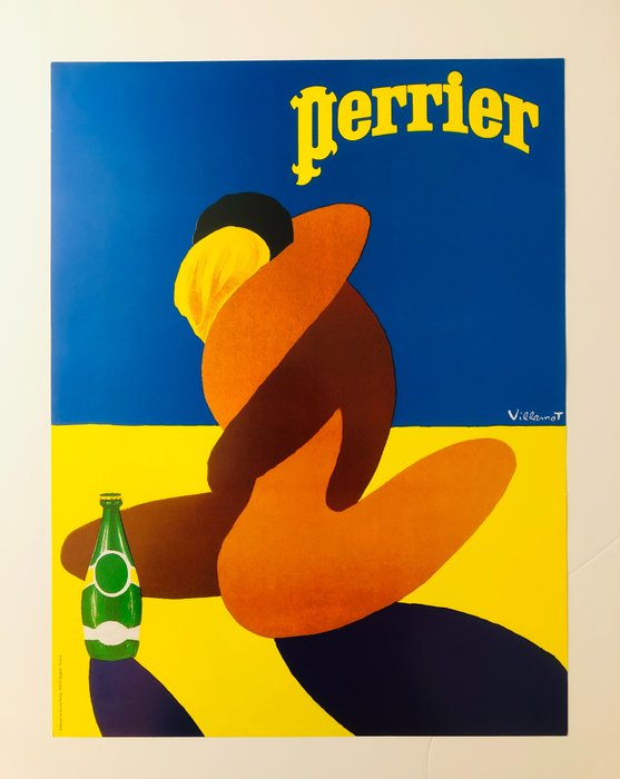 Bernard Villemot - Source Perrier Eau Naturelle - 1990‹erne