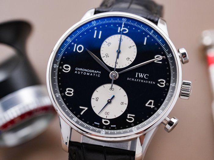 IWC - Portuguese Chronograph Panda Dial - IW371404 - Mænd - 2011-nu