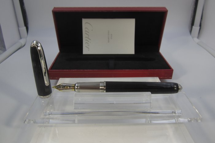 Pregiata Louis Cartier  "Dandy" - Black Platinum - Francia '2000 - Fyldepen