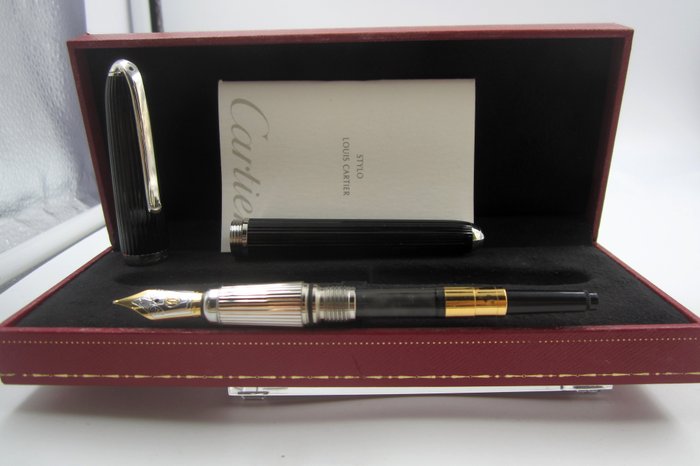 Pregiata Louis Cartier  "Dandy" - Black Platinum - Francia '2000 - Fyldepen