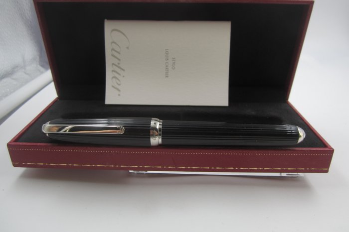 Pregiata Louis Cartier  "Dandy" - Black Platinum - Francia '2000 - Fyldepen