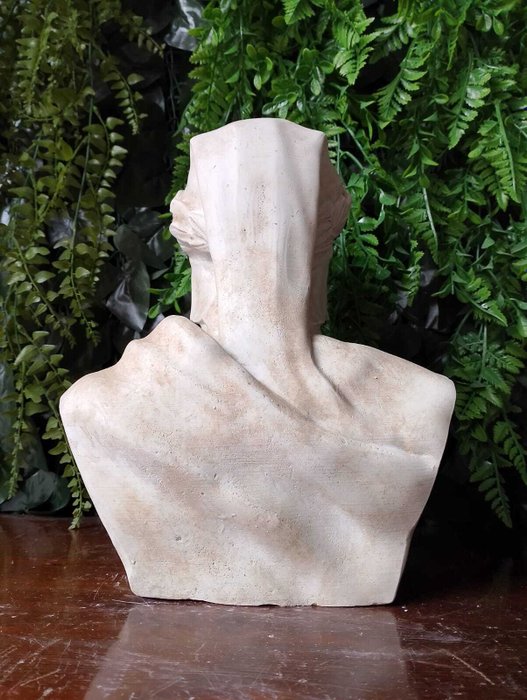 Skulptur, Busto di Dante Alighieri - 31 cm - marmorstøv